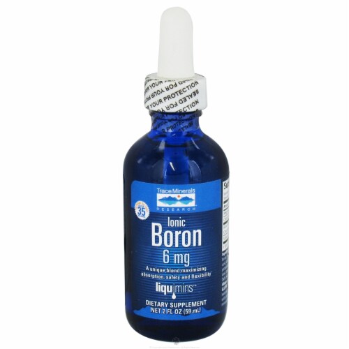Trace Minerals Research Liquid Ionic Boron 6mg Perspective: front