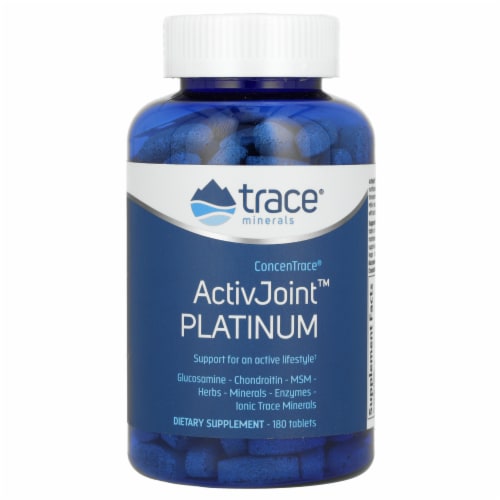 Trace Minerals Research ActivJoint Platinum Tablets Perspective: front