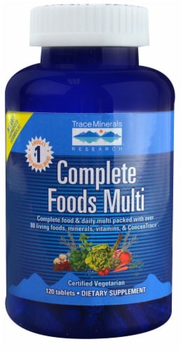 Trace Minerals Research  Complete Foods Multi™ Perspective: front