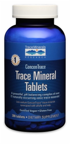 Trace Minerals Trace Mineral Tablets Perspective: front