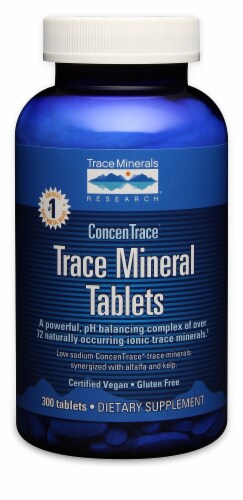 Trace Minerals Trace Mineral Tablets Perspective: front