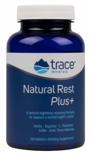 Trace Minerals Research  NaturalRest Plus Perspective: front