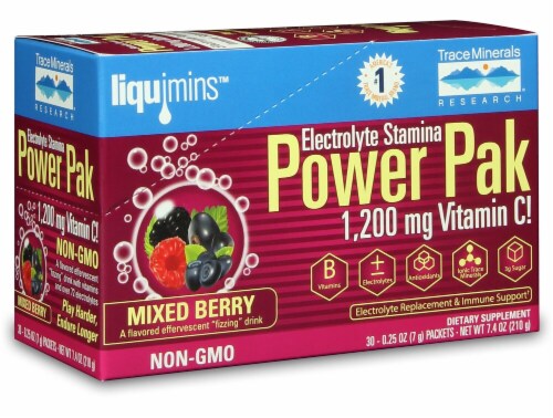Trace Minerals Research Electrolyte Stamina Power Pak Perspective: front