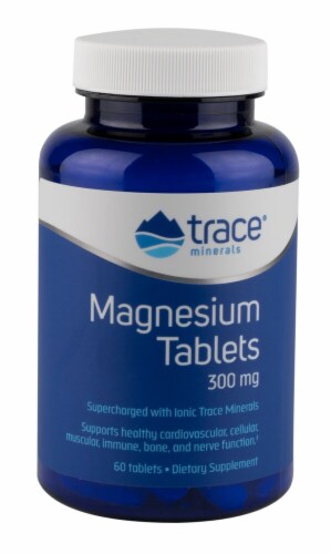 Trace Minerals Research  Magnesium Tablets Perspective: front
