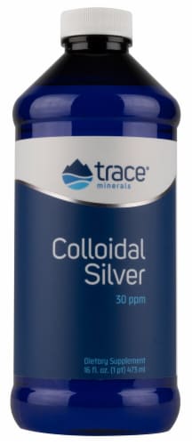 Trace Minerals Research  Colloidal Silver 30 ppm Perspective: front
