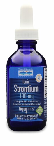Trace Minerals Research  Ionic Storntium Dietary Supplement Perspective: front