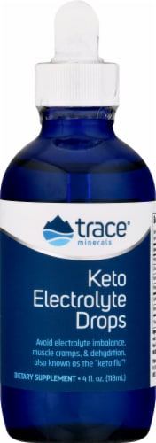 Trace Minerals Research Keto Electrolyte Drops Perspective: front