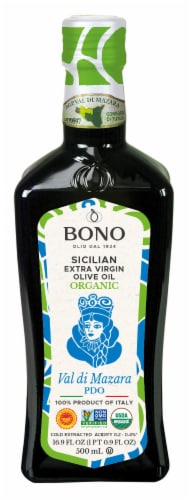 Bono Organic Sicilian Extra Virgin Olive Oil - Val Di Mazara PDO Perspective: front
