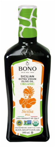 Bono Organic Sicilian Extra Virgin Olive Oil Perspective: front