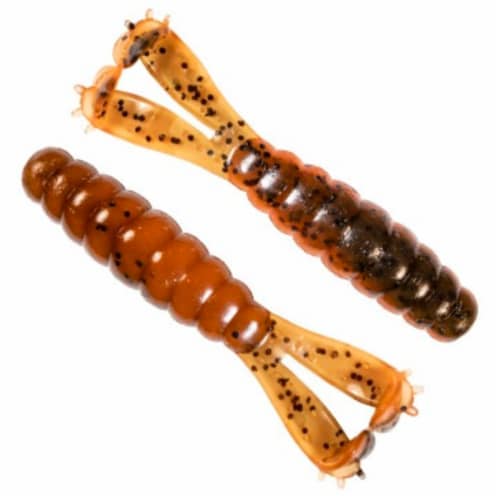 Z-MAN GT375-47PK4 Zman Goat 3.75in Green Pumpkin Orange 4 Pack Perspective: front