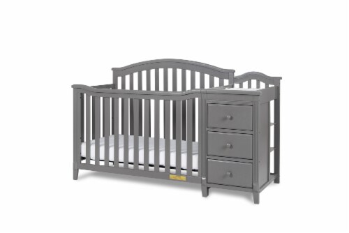 Kali II 4 in 1 Convertible Crib and Changer Gray 1 Pay Less
