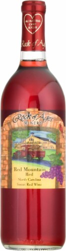 Rock of Ages Winery Red Mountain Red Sweet Red Wine Perspective: front