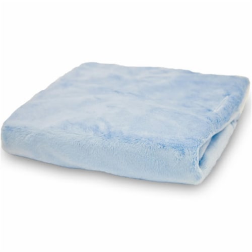 Rumble Tuff CV-CT-300-BL Standard Silky Minky Changing Pad Cover - Blue Perspective: front