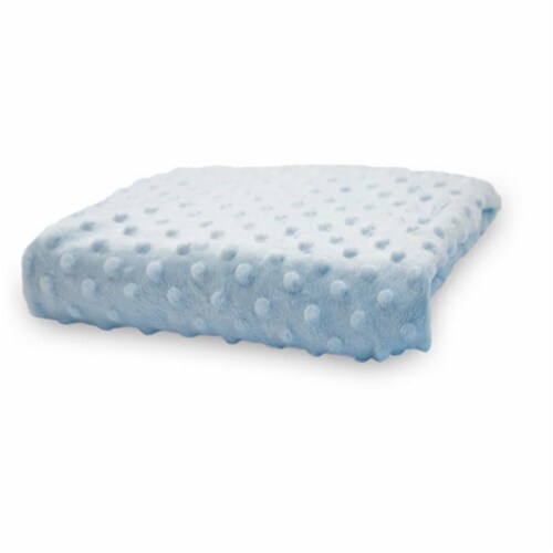 Rumble Tuff CV-CT-200-BL Standard Minky Dot Changing Pad Cover - Blue Perspective: front