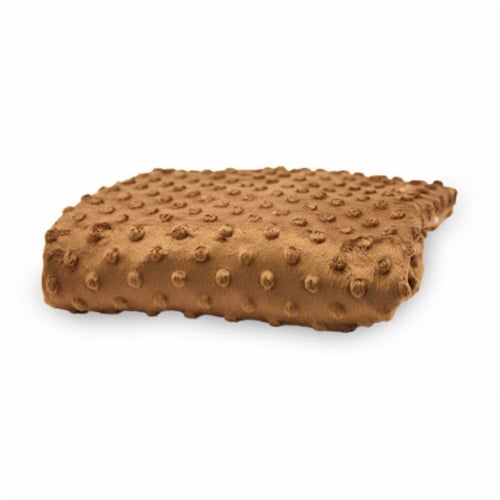 Rumble Tuff CV-CT-220-CH Compact Minky Dot Changing Pad Cover - Chocolate Perspective: front