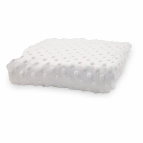 Rumble Tuff CV-CT-220-WH Compact Minky Dot Changing Pad Cover - White Perspective: front