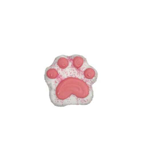 Wufers Birthday Pink Paw Perspective: front