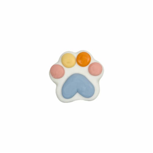 Wufers Easter Paw Dog Cookie Perspective: front