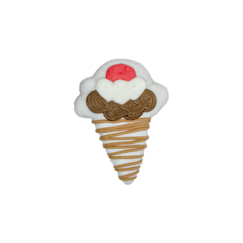 Wufers Summer Ice Cream Dog Treat Perspective: front