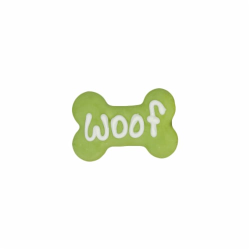 Wufers Summer 2024 Woof Bone Dog Treat Perspective: front