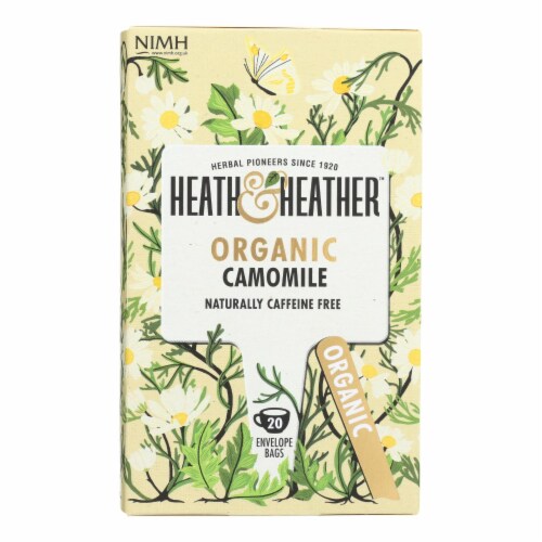 Heath & Heather - Tea Camomile Herbal - Case of 6 - 20 CT Perspective: front