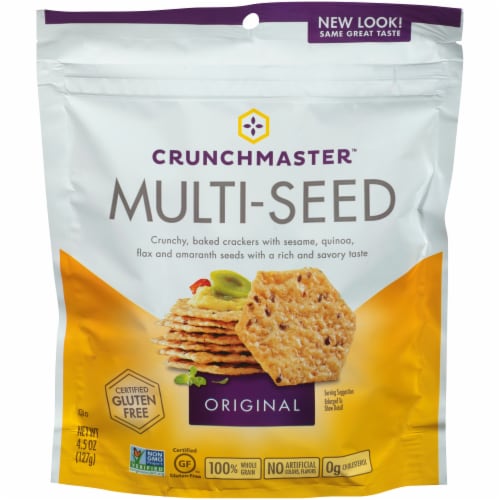 Crunchmaster Original Multi-Seed Crackers Perspective: front