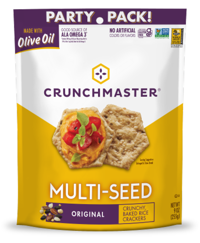 Cruchmaster Crunchy Baked Crackers Perspective: front