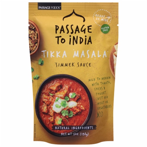 Passage to India Tikka Masala Simmer Sauce Perspective: front