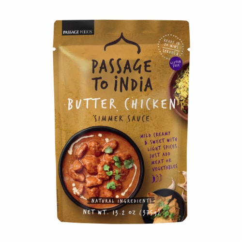 Passage Foods® Passage to India Butter Chicken Simmer Sauce Perspective: front