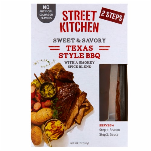 Street Kitchen Texas Style BBQ Rub Sauce Kit 7 oz Kroger