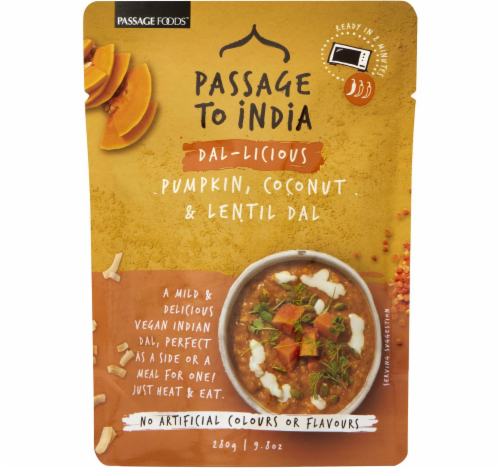 Passage to India Coconut Pumpkin & Lentil Dal Perspective: front