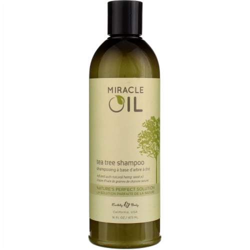 Earthly Body  Miracle Oil Tea Tree Shampoo Perspective: front