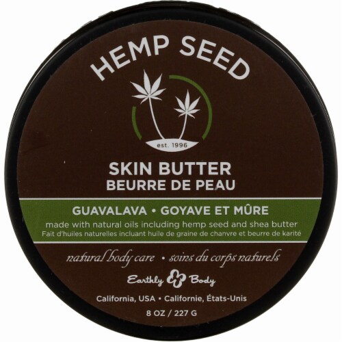 Earthly Body Skin Butter - Guavalava, 8.0 oz. Perspective: front