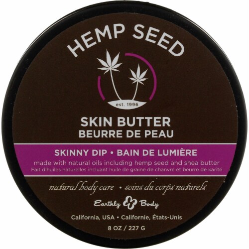 Earthly Body Skin Butter, Skinny Dip, 8 Ounce Perspective: front