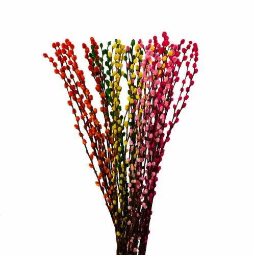 Tinted Willow Dercorative Artificial Plant - Assorted Perspective: front