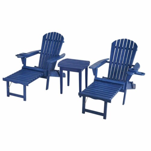 Adirondack chair with built in ottoman deals