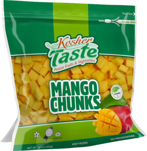 Pardes Farms™ Kosher Taste Mango Chunks Perspective: front