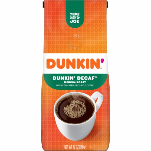 Dunkin'® Donuts Dunkin' Decaf Ground Coffee Perspective: front