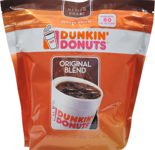 Dunkin' Donuts Original Blend Medium Roast Ground Coffee Perspective: front