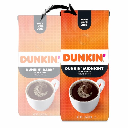 Dunkin'® Dark Ground Coffee Perspective: front