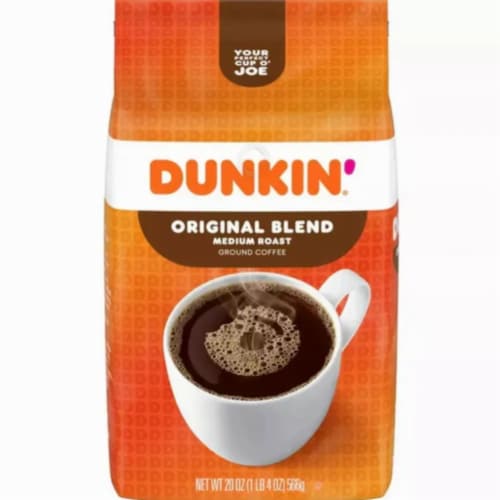 Dunkin' Donuts Original Blend Medium Roast Ground Coffee Perspective: front