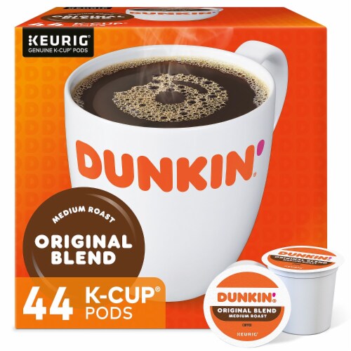 Dunkin Donuts Original Blend Coffee K Cup Pods Medium Roast 44 Box 006933 2091512 44 Kroger