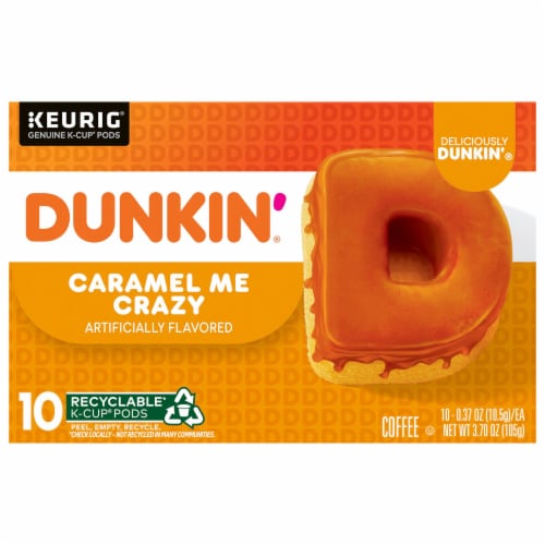 Dunkin'® Caramel Me Crazy K-Cup Coffee Pods Perspective: front