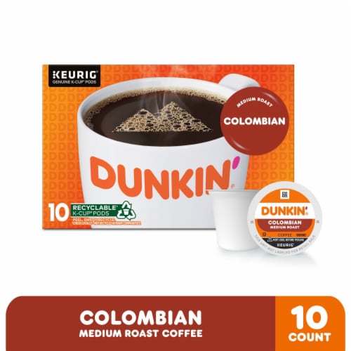 Dunkin' Cold Caramel Flavored Coffee, 10 K-Cup Pods