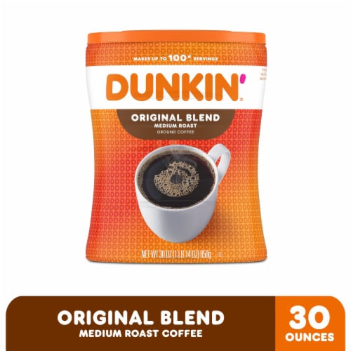 Dunkin' Donuts Original Blend Medium Roast Ground Coffee Perspective: front