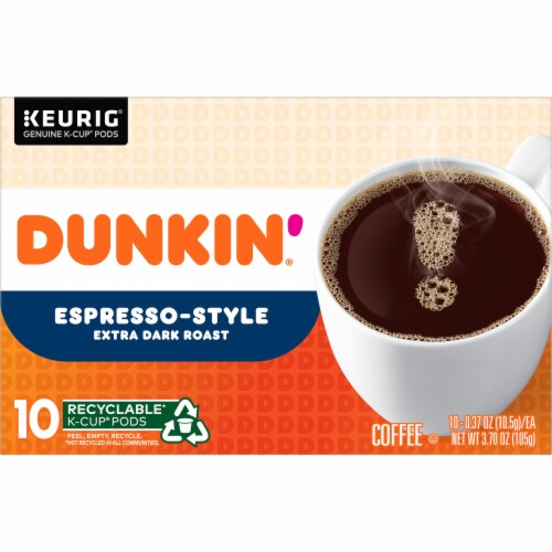 Dunkin Extra Dark Roast Espresso Style K Cup Coffee Pods 3.7 oz Harris Teeter