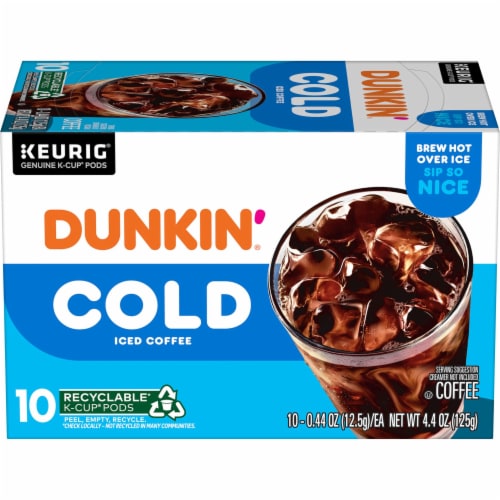 Dunkin® Cold K-Cup Coffee Pods, 10 ct - Kroger