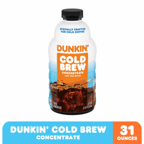 Dunkin’ Cold Brew Concentrated Coffee Perspective: front