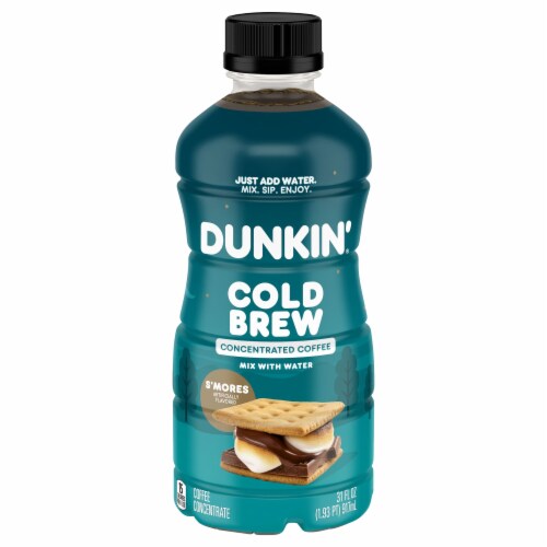 Dunkin'® S'mores Cold Brew Concentrated Coffee Perspective: front
