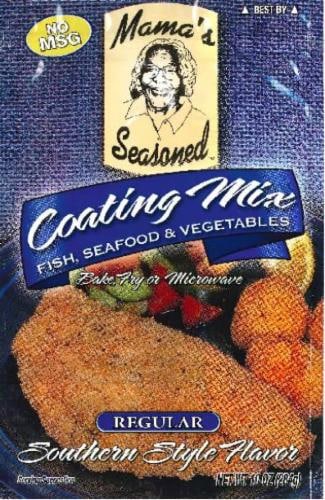 Mama's Seasoned Seafood Coating Mix Perspective: front